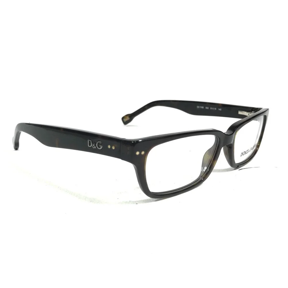 Dolce & Gabbana Eyeglasses Frames DD 1165 502 Brown Tortoise Horn Rim 51-15-140